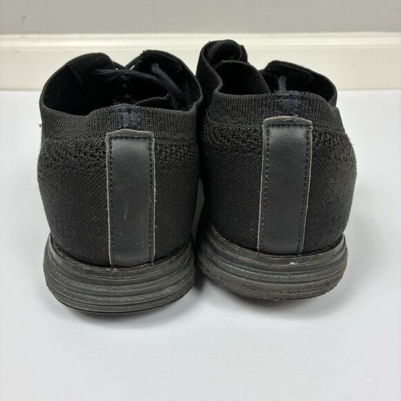 Bruno Marc Men's Non Slip Shoes Sz 10 Breeze Mesh Black Lace Up Comfortable Work - Picture 6 of 10